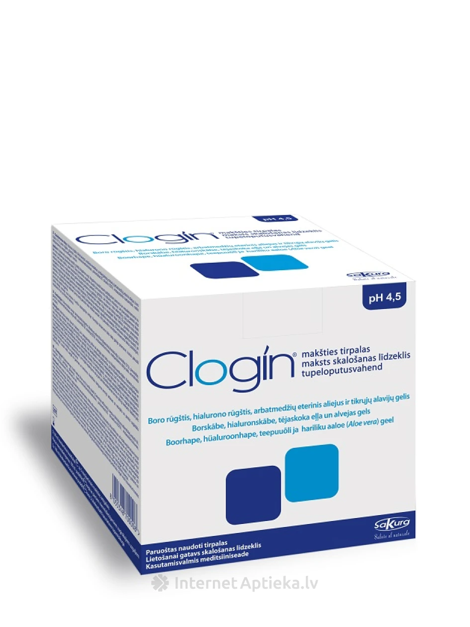 Clogin tupelahus pH 4,5, 5 x 100 ml | internetaptieka.lv