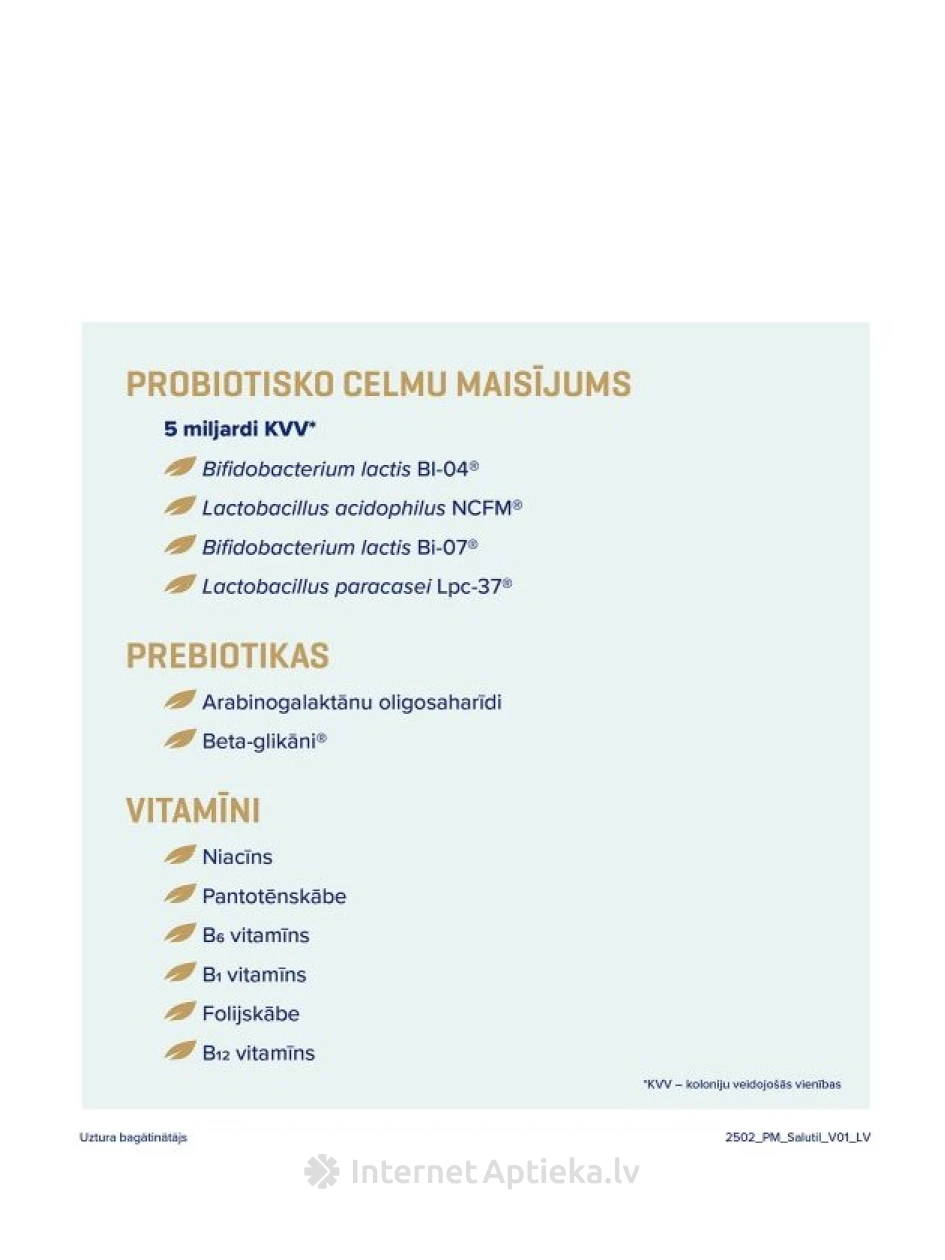 SALUTIL SHOTS, 7 tk. | internetaptieka.lv