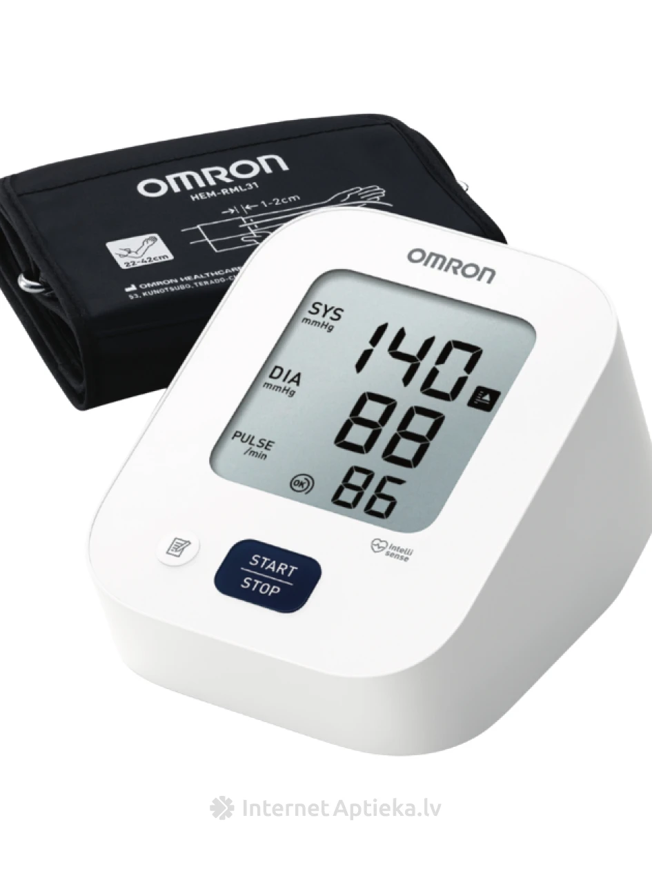 OMRON M2 Essential - viršutinės rankos kraujospūdžio matuoklis | internetaptieka.lv