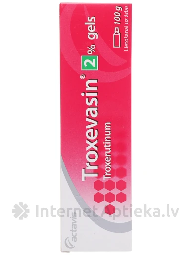 Troxevasin 2% geel, 100 g | internetaptieka.lv