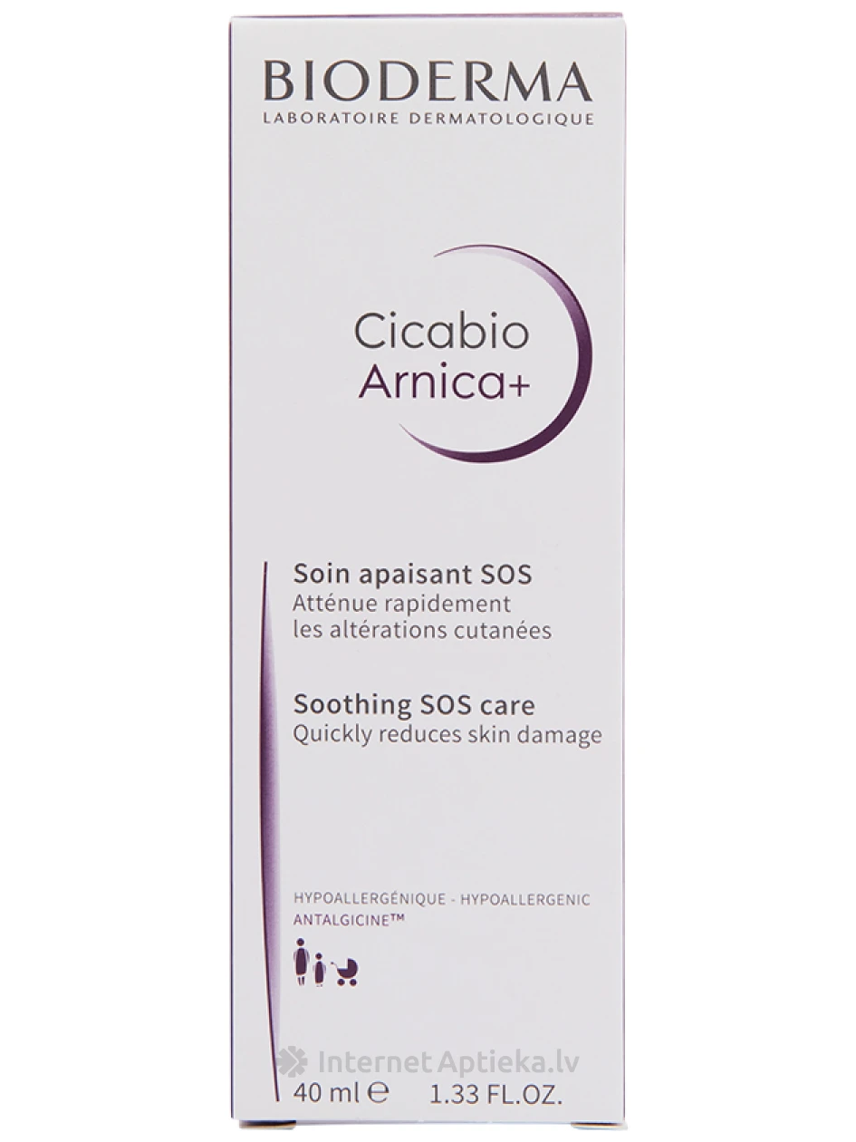 Bioderma Cicabio Arnika + крем, 40 мл | internetaptieka.lv