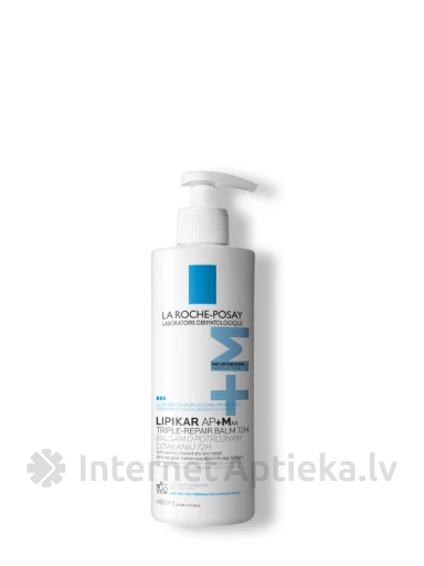 La Roche-Posay Lipikar Baume AP+Max  taastav kehapalsam, 400 ml | internetaptieka.lv