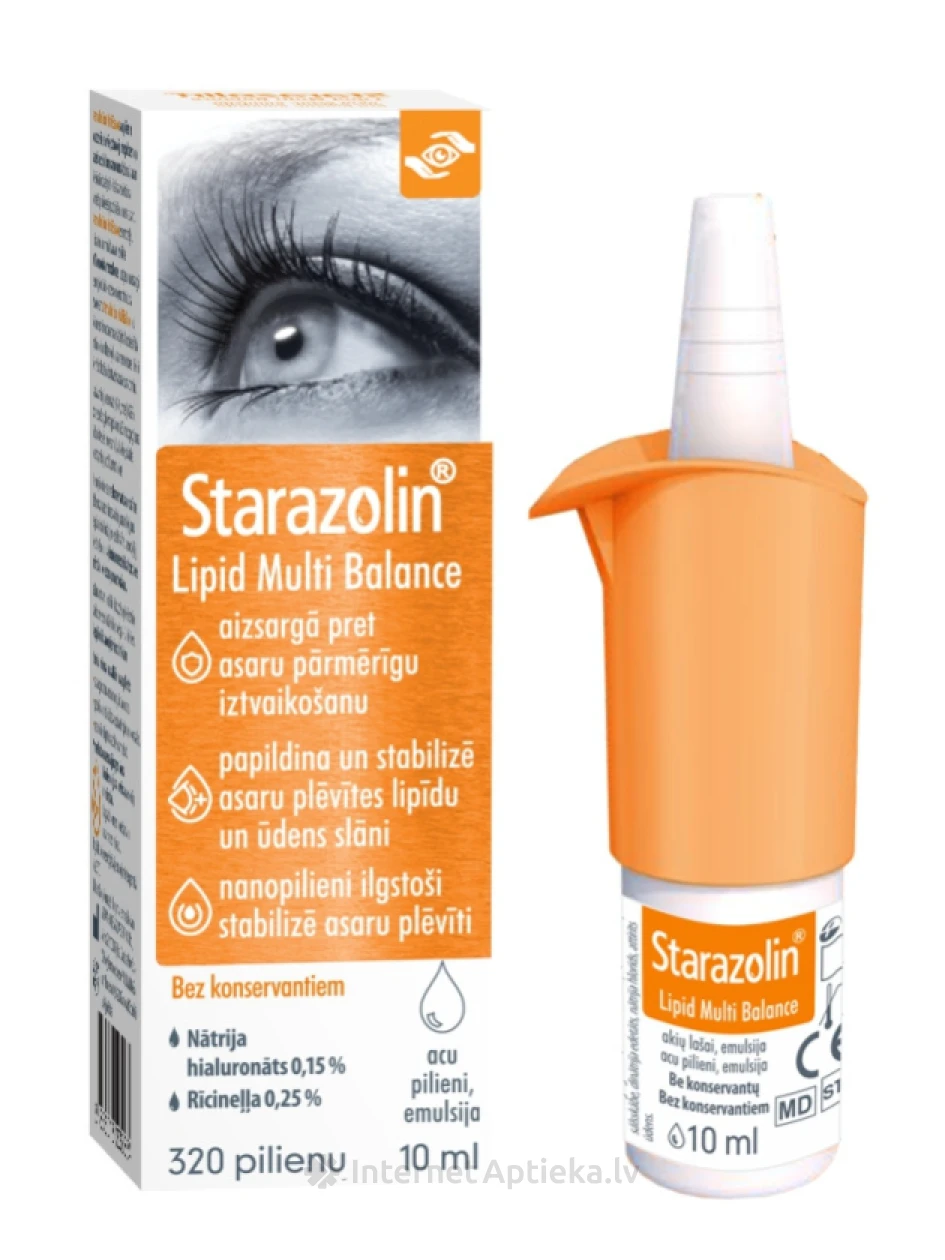 Starazolin® Lipid Multi Balance silmatilgad, emulsioon, 10 ml | internetaptieka.lv
