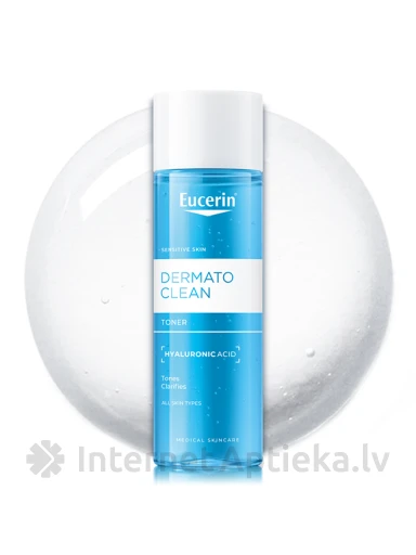 Eucerin Dermatoclean toniks visiem ādas tipiem, 200 ml | internetaptieka.lv