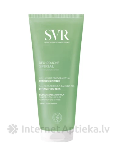 SVR SPIRIAL DEO-DOUCHE kehapesugeel, 200 ml | internetaptieka.lv