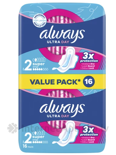Always paketid Ultra Super Plus, 16 tk. | internetaptieka.lv