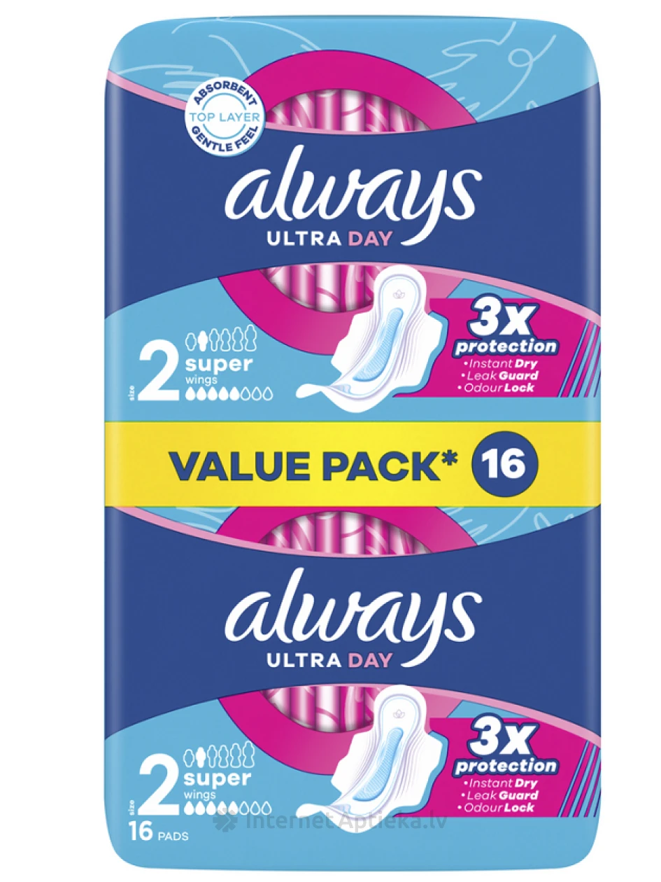 Always paketid Ultra Super Plus, 16 tk. | internetaptieka.lv