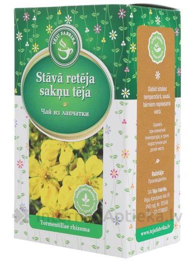 Чай из Корня Лапчатки прямостоячей, 100 г | internetaptieka.lv