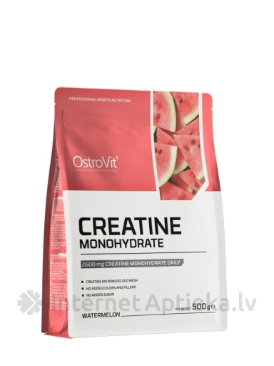 OstroVit Creatine Monohydrate Pulber Watermelon, 500 g | internetaptieka.lv
