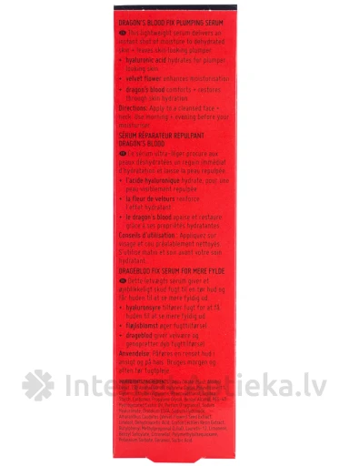 NIP+FAB Dragons Blood Fix сыворотка для лица , 50ml, 50 мл | internetaptieka.lv