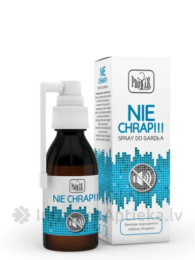 NIE CHRAP!!! Спрей для горла, 30 мл | internetaptieka.lv