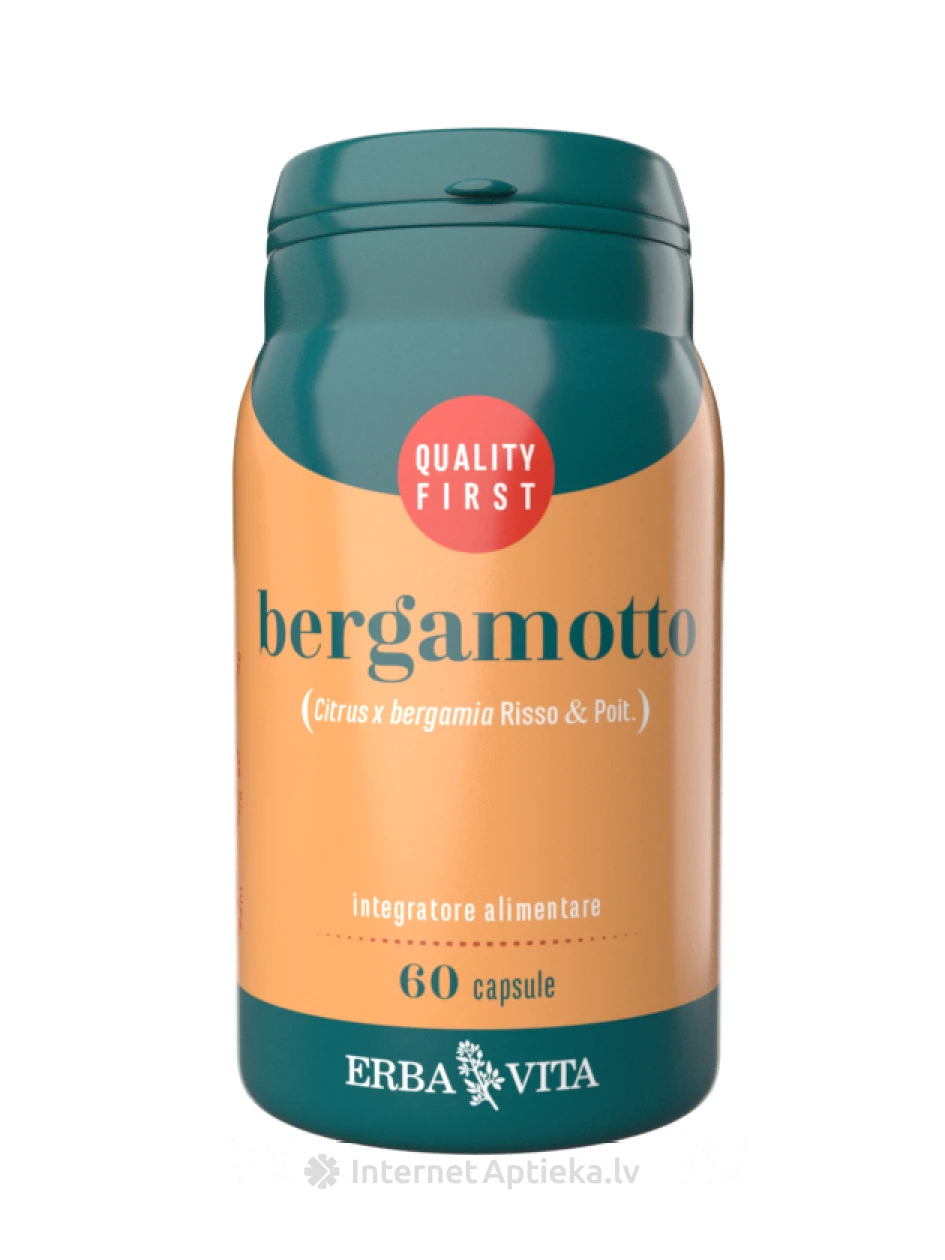 ERBA VITA Bergamotto, 60 kapsulas | internetaptieka.lv