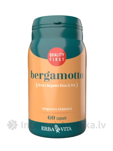 ERBA VITA Bergamotto, 60 kapslit | internetaptieka.lv