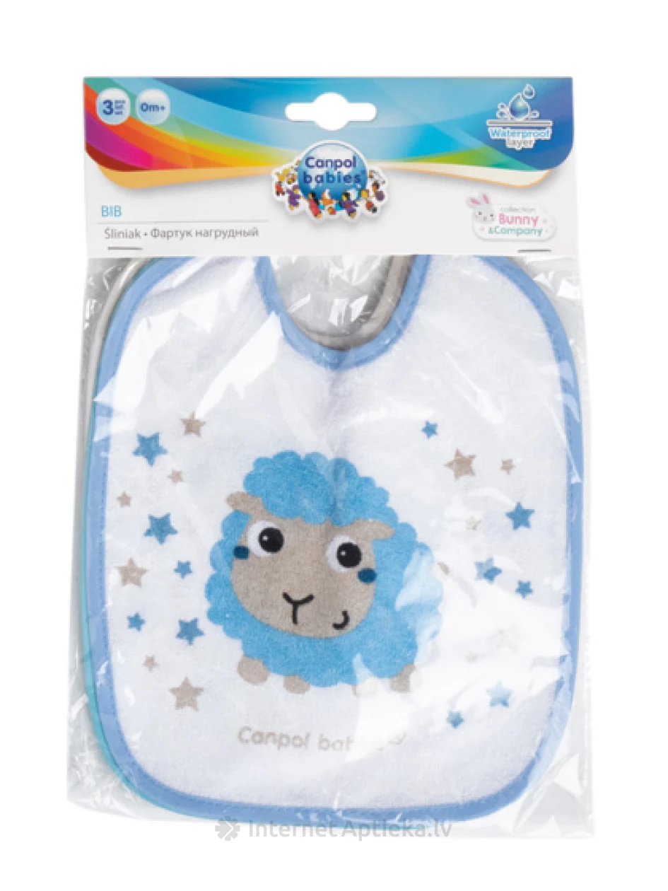 Canpol Фартук - хлопковый, 3 шт. | internetaptieka.lv