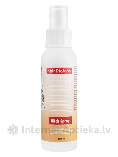 Diafarm bitch sprejs suņiem, 100 ml | internetaptieka.lv