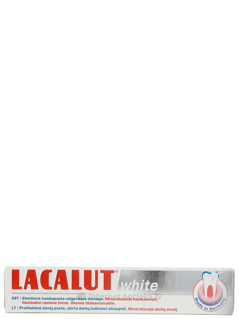 Lacalut White hambapasta, valgendav, 75 ml | internetaptieka.lv