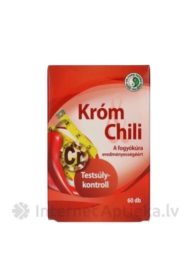 Hroms+Čili ķermeņa svara kontrolei, 60 gb. | internetaptieka.lv