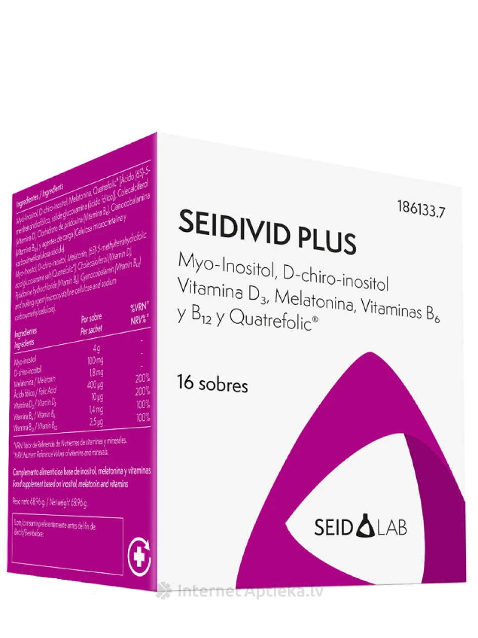 Seidivid Plus paciņas, 16 gb. | internetaptieka.lv
