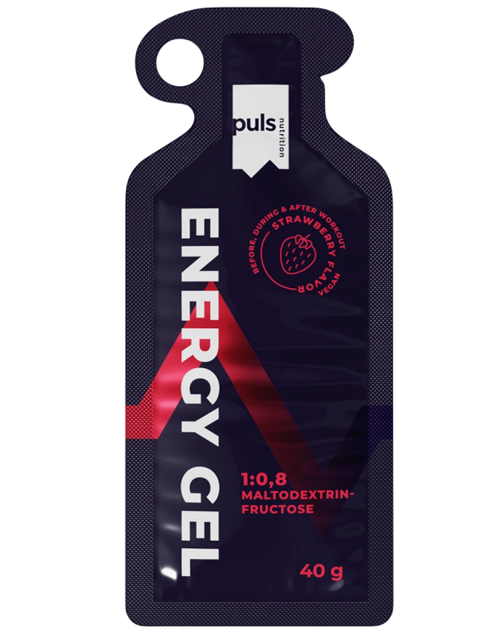Puls Zemeņu enerģijas želeja, 40 g | internetaptieka.lv
