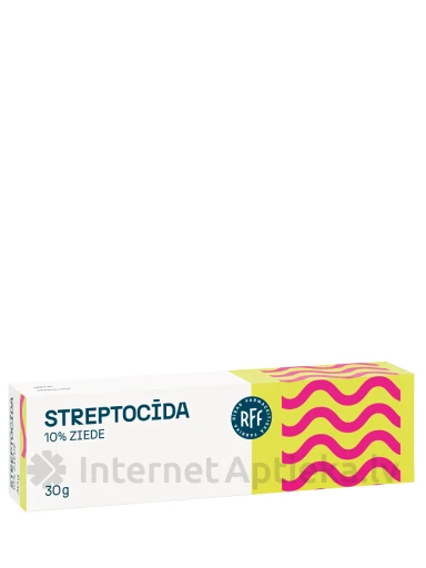 Стрептоцидовая мазь, 30 г | internetaptieka.lv