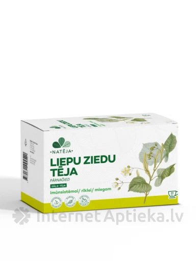 Natēja Liepu ziedu tēja, 24 paciņas | internetaptieka.lv