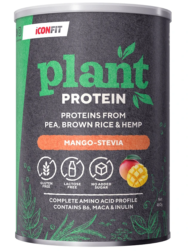ICONFIT Augu Proteīns mango-stēvijas garšu, 480 g