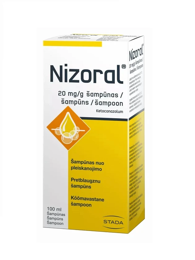 NIZORAL 2% pretsēnīšu šampūns, 100 ml