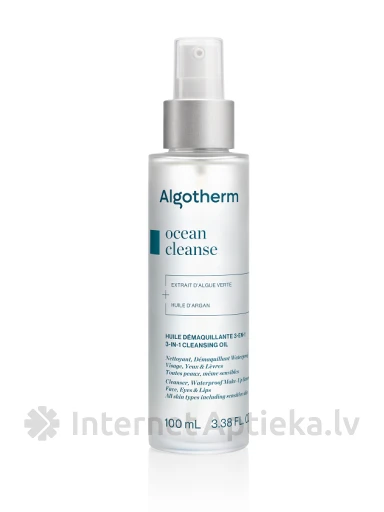 Algotherm Ocean Cleanse 3 in 1 Eļļa kosmētikas noņemšanai, 100 ml | internetaptieka.lv