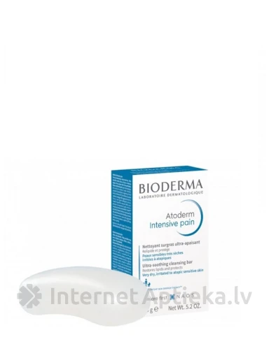 Bioderma Atoderm Intensive Pain ziepes īpaši nomierinošas, 150 g | internetaptieka.lv