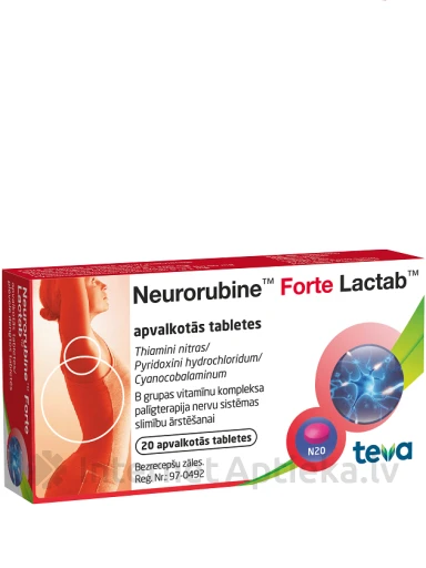 Neurorubine Forte, 20 tabletes | internetaptieka.lv