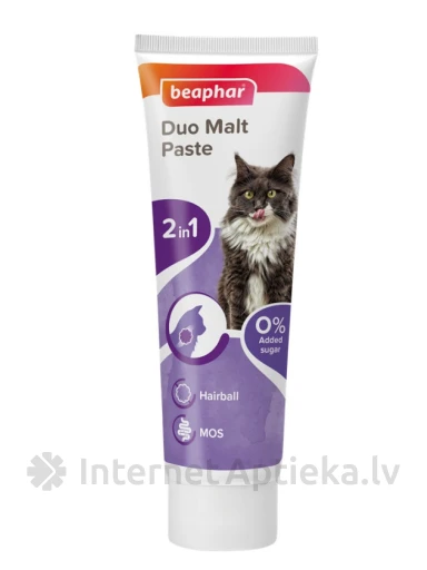 Beaphar Duo-Malt Paste Divkāršas iedarbības pasta, 100 g | internetaptieka.lv