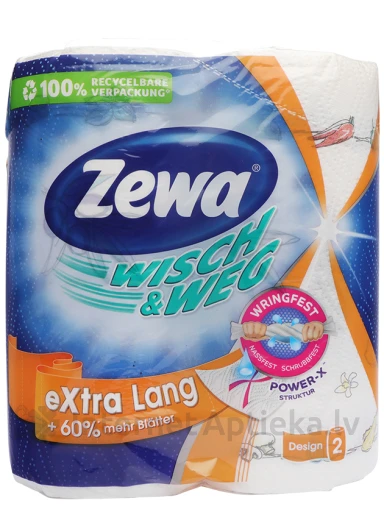 Zewa Design Бумажные кухонные полотенца, 2 шт. | internetaptieka.lv