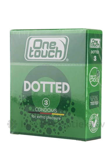 One Touch Dotted Презервативы, 3 шт. | internetaptieka.lv