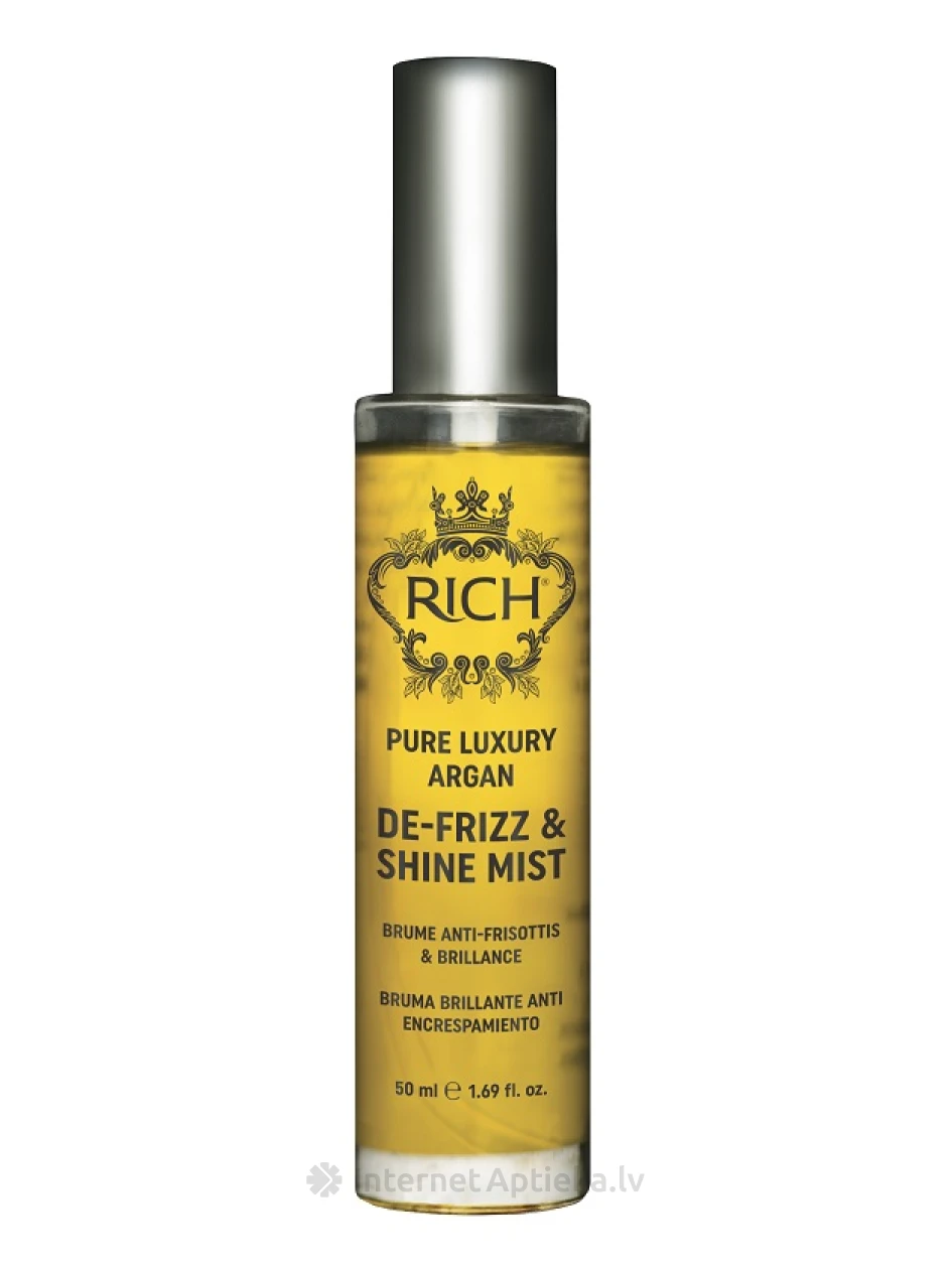 RICH Pure Luxury Спрей для волос для блеска и против пушистости, 50 мл | internetaptieka.lv