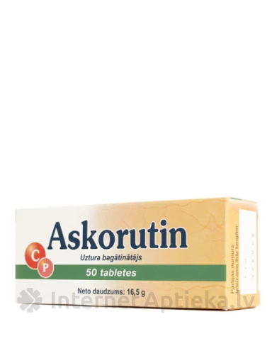 Askorutin tabletti, 50 tk. | internetaptieka.lv