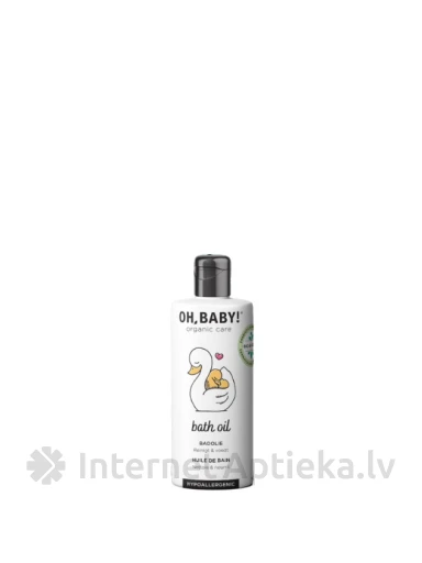 OH,BABY! Organic Care Bath oil Масло два ванн, 150 мл | internetaptieka.lv
