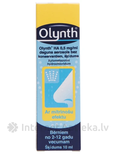 Olynth HA назальный спрей для детей, 10 мл | internetaptieka.lv