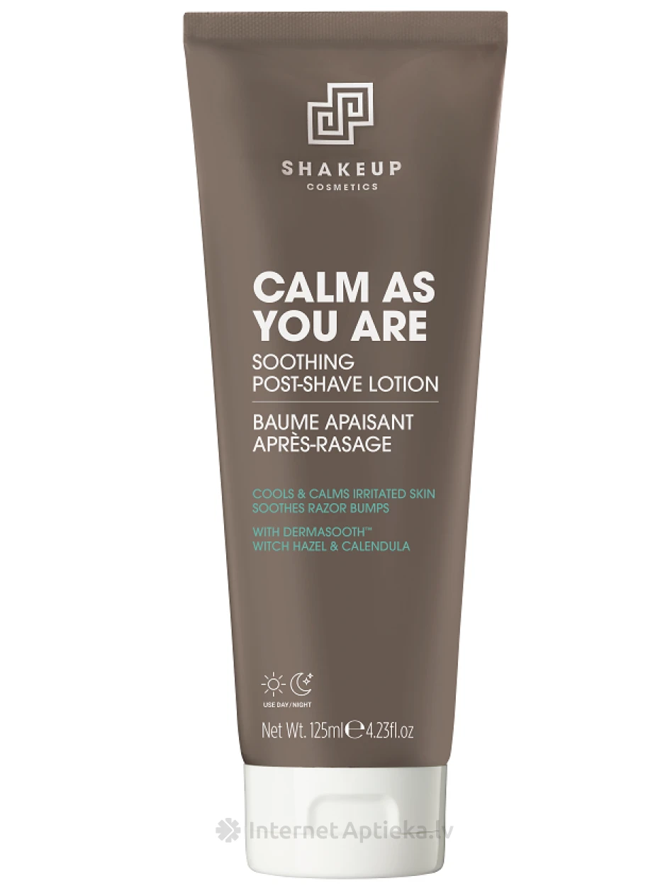 SHAKEUP Cosmetics CALM AS YOU ARE SOOTHING līdzeklis ādai pēc skūšanās, 125 ml | internetaptieka.lv