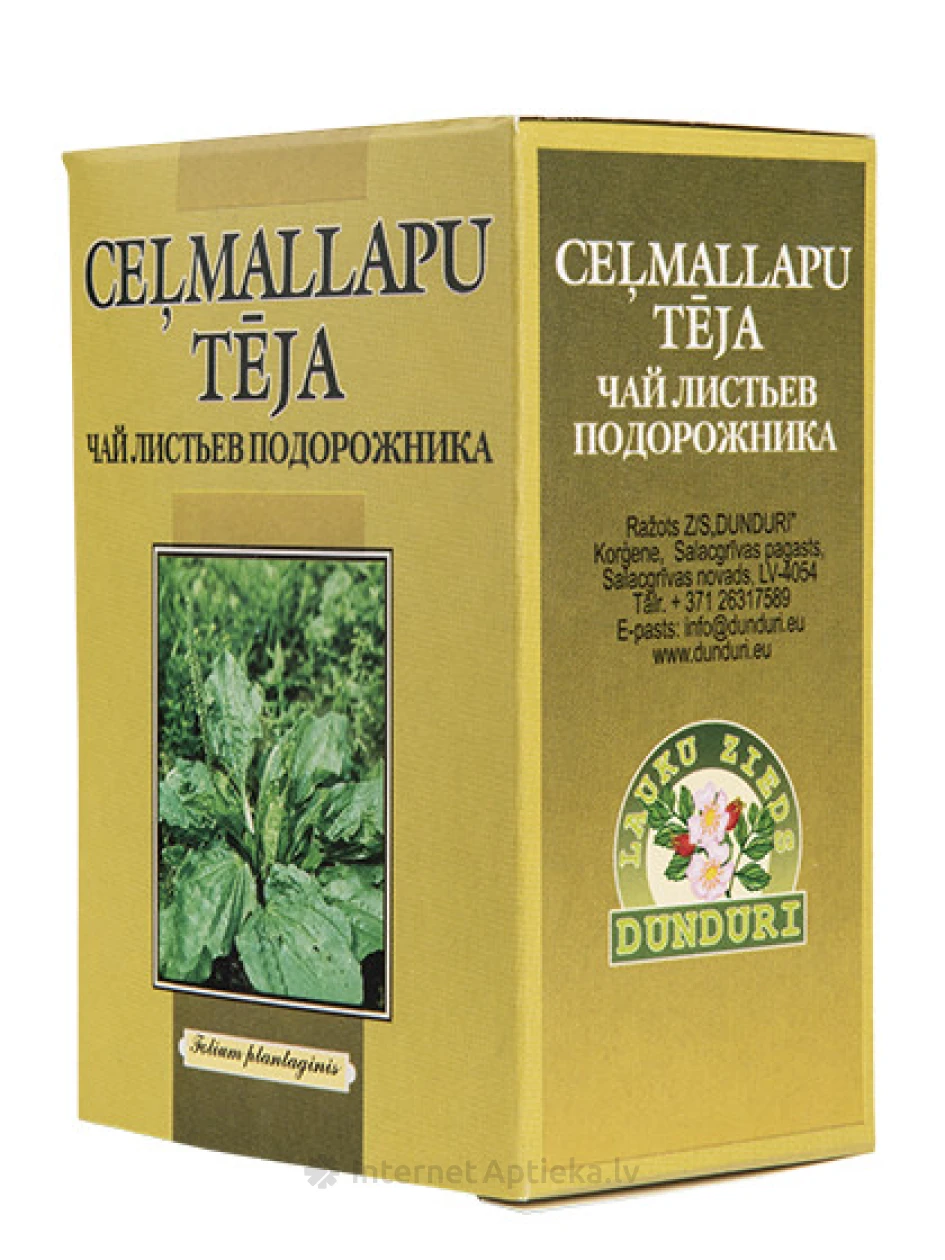 Dunduri Ceļmallapu tēja, 25 g | internetaptieka.lv