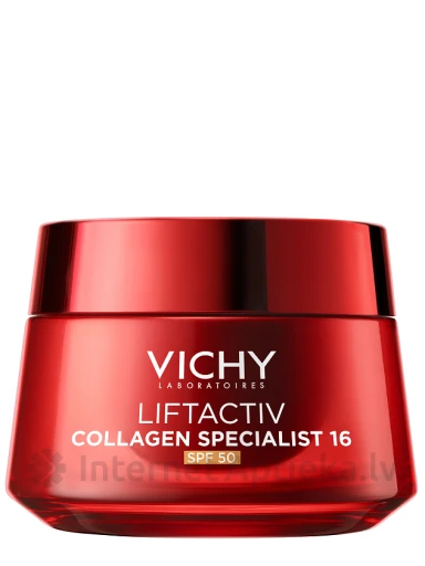 VICHY Liftactiv collagen specialist 16 krēms ar SPF50, 50 ml | internetaptieka.lv