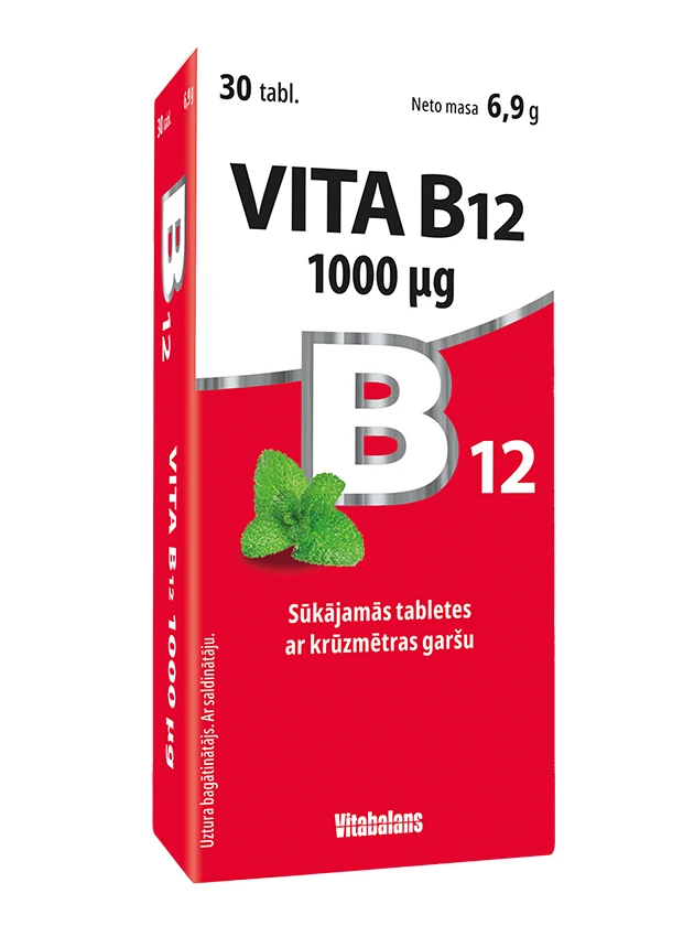 VITA B12 1000mcg tabletes, N30