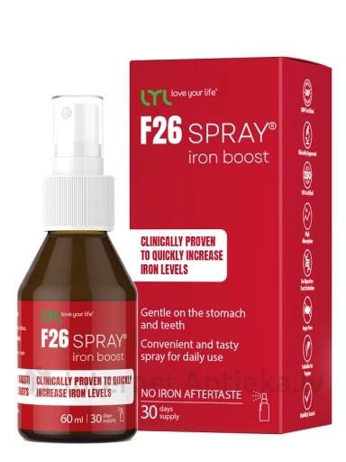 LYL F26 SPRAY®️ iron boost sprejs, 60 ml | internetaptieka.lv