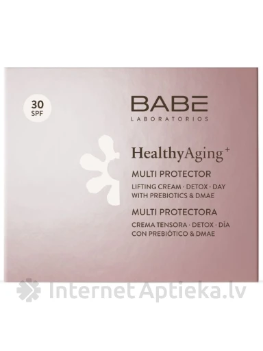 BABĒ HEALTHY AGING+ DAUDZFUNKCIONĀLS AIZSARGKRĒMS AR LIFTINGA EFEKTU (DIENAS), 50 ml | internetaptieka.lv