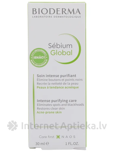 Bioderma Sébium Global krēms, 30 ml | internetaptieka.lv