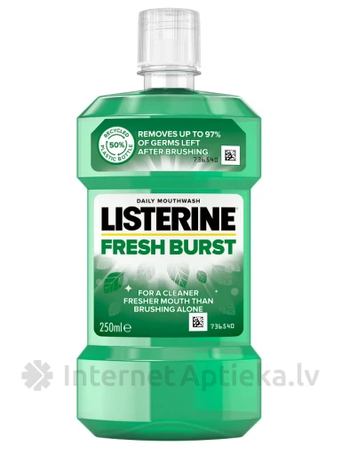 Listerine Freshburst ополаскиватель для полости рта, 250 мл | internetaptieka.lv