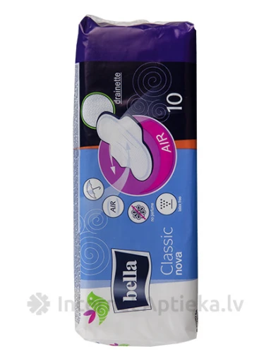 Bella Classic Novo Drainette ieliktnīši, 10 paketes | internetaptieka.lv