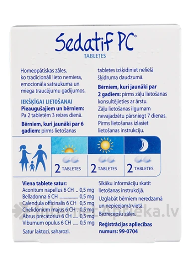 Sedatif PC, 40 таблеток | internetaptieka.lv