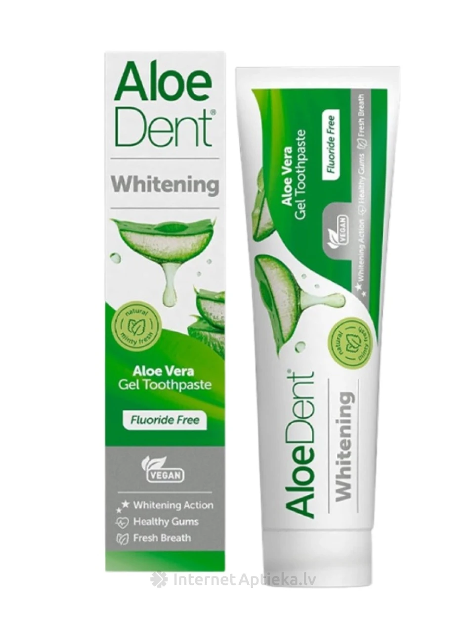 AloeDent Whitening balinamoji dantų pasta su alaviju, 100 ml | internetaptieka.lv
