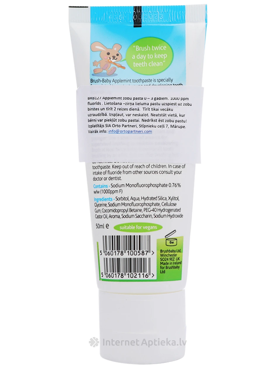 Brush-Baby Applemint hambapasta, 50 ml | internetaptieka.lv