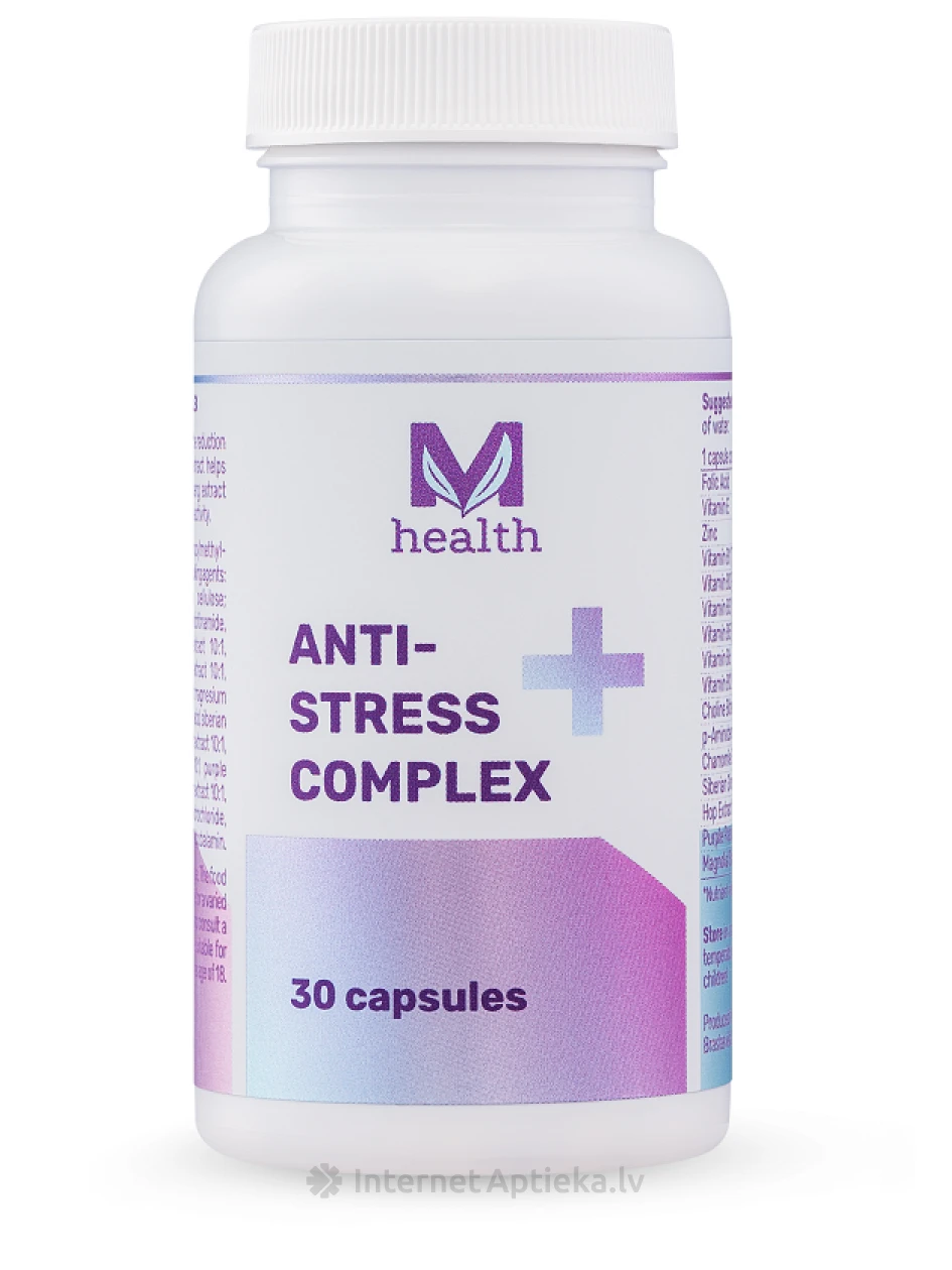 MV Health Anti-Stress Complex, 30 капсул | internetaptieka.lv